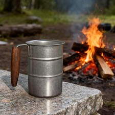 Coffee Mug Camping Cup with Handle Stainless ...