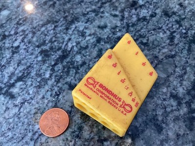 yellow plastic bondus allen hex wrench holder SAE inch sizes used machine shop
