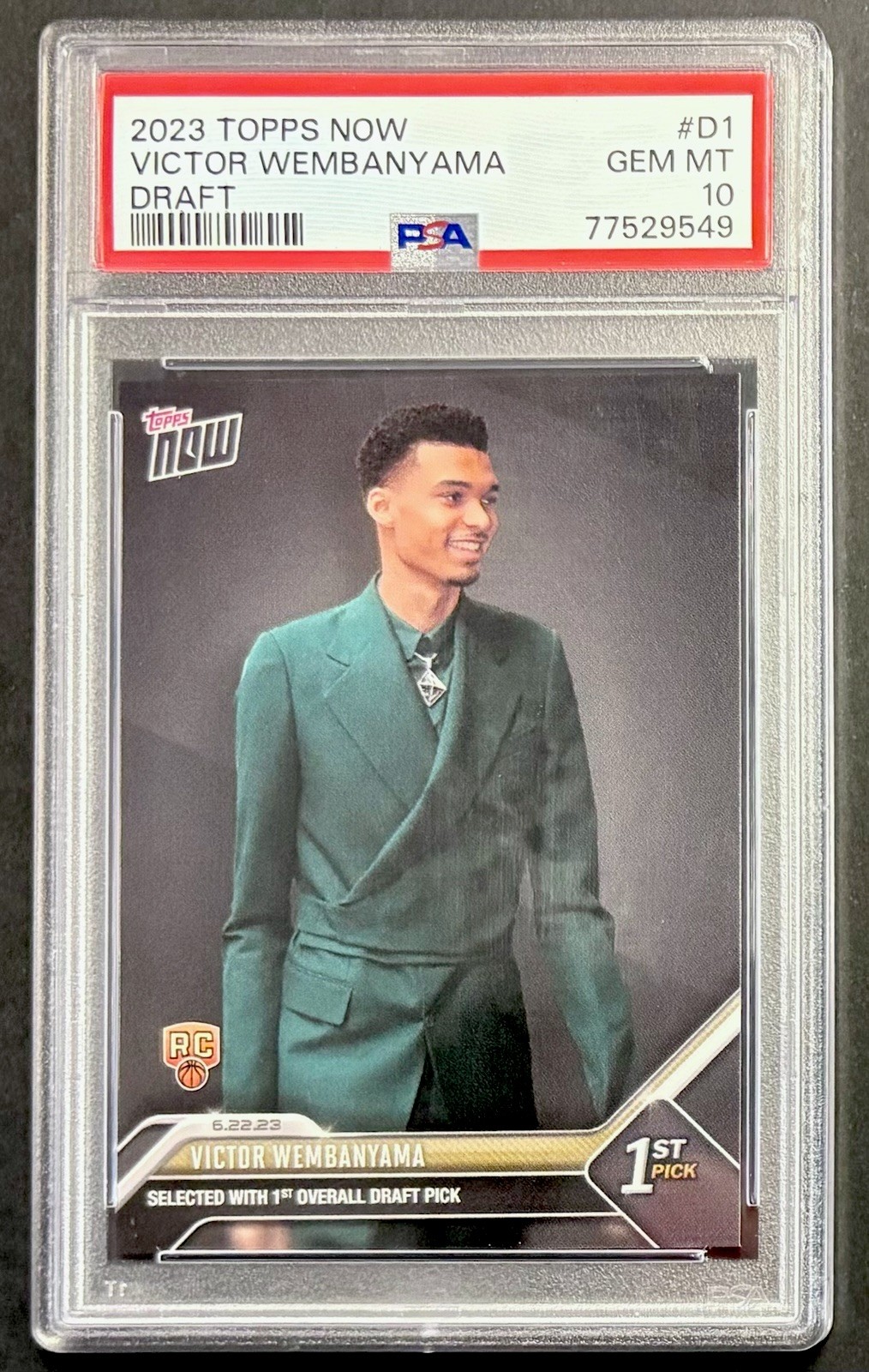 2023 Topps Now RC オンライン限定 ビクター・ウェンバンヤマ 美品