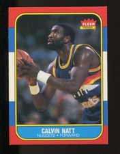 1986 Fleer #79 Calvin Natt Set Break