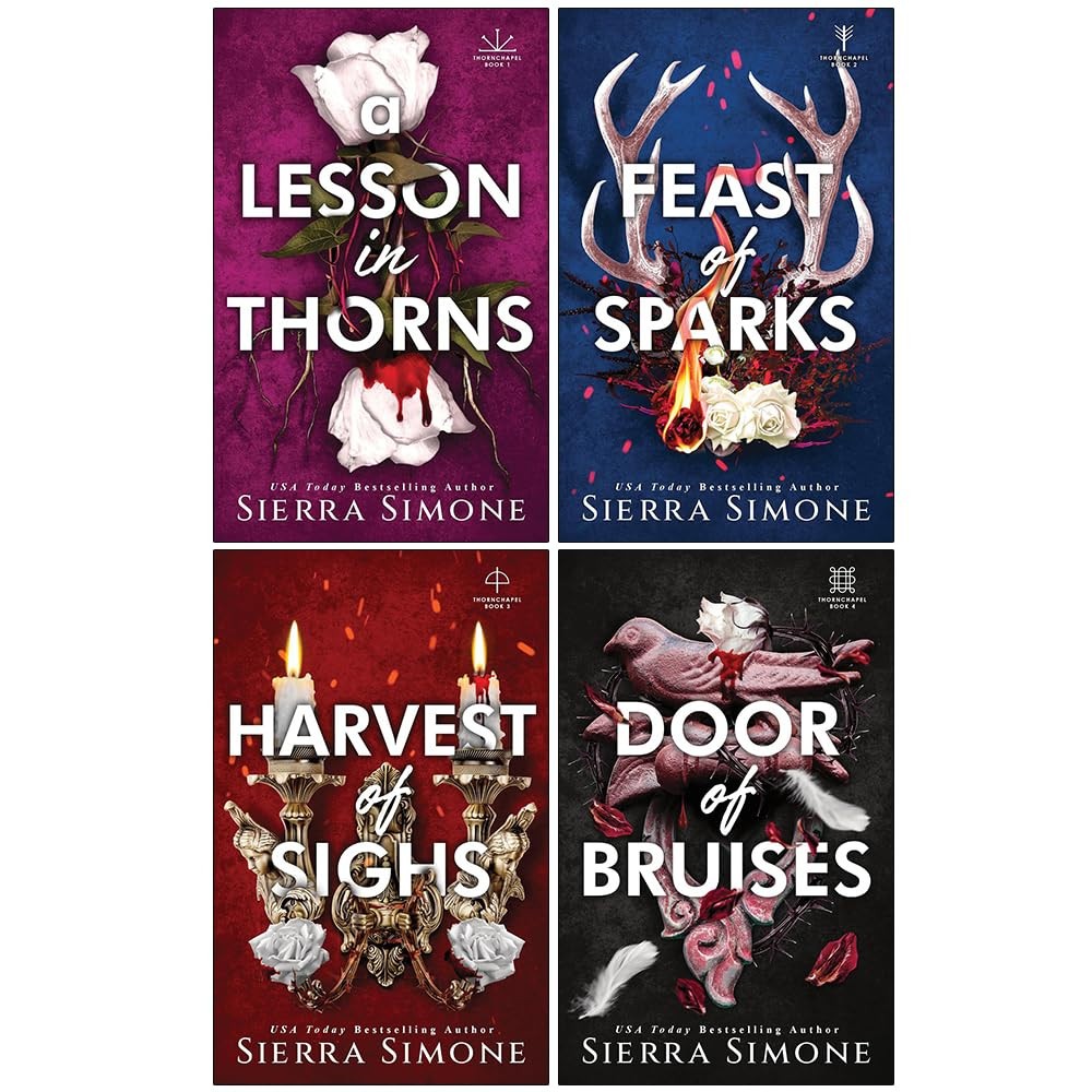 Thornchapel Series 4 Books Collection Set By Sierra Simone Harvest of Sighs,Door