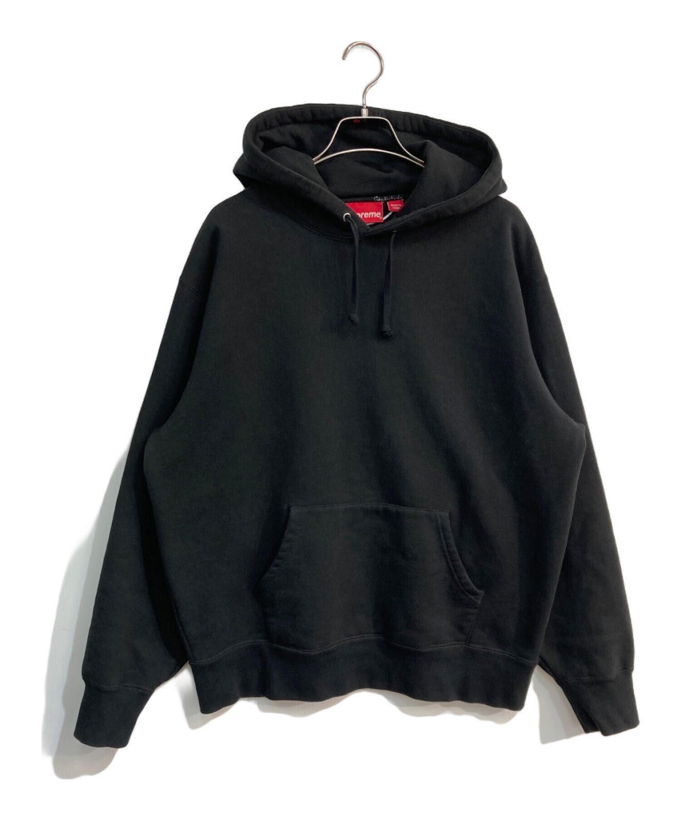 SUPREME SATIN APPLIQUE HOODED SWEATSHIRT