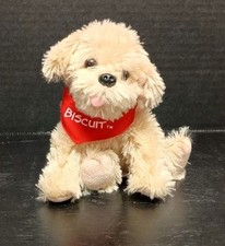 TY Bob Evans Biscuit Plush Puppy Dog With Red Bandana Beanie 5
