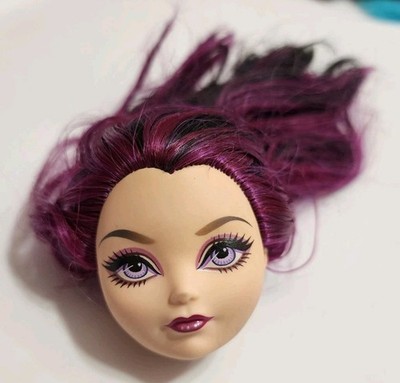EVER AFTER HIGH HEAD ONLY RAVEN QUEEN CHAPTER 1ST WAVE FOR REPLACEMENT OOAK DOLL