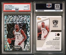 2021 PANINI PRIZM MINDSET FAST BREAK PSA 10 KEVIN DURANT DISCO - NBA BASKETBALL