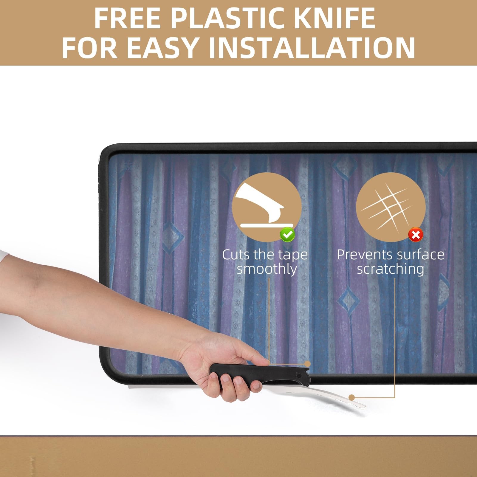 Butyl Tape Black 1" x 30 Ft None Hardening Premium Butyl Caulk Tape for RV Wi...