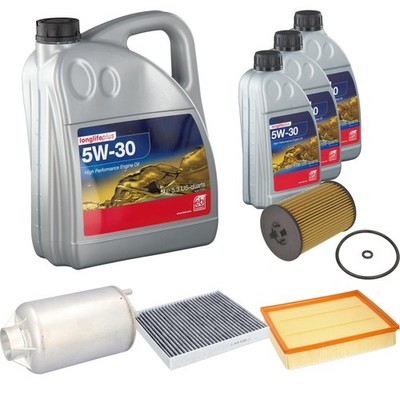 FEBI Inspektionspaket 8L Longlife Plus 5W-30 für VW Crafter Kasten SY_ 2.0 TDI
