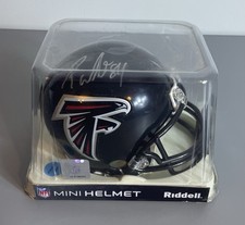 NFL Atlanta Falcons Roddy White Autographed Mini Helmet 