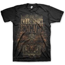 Image of Killswitch Engage T Shirt Army distressed band logo Official Mens Black
