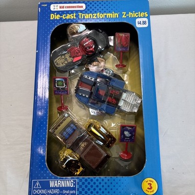 Kid Connection Die-Cast Tranzformin Z-Hicles Secret Aliens Set NEW in box
