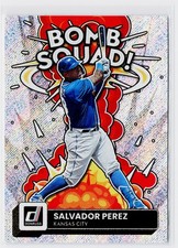 Salvador Perez 2022 Donruss Bomb Squad Rapture #BS-1 Kansas City Royals