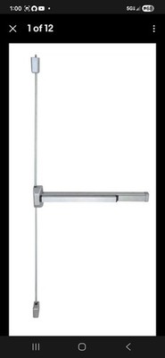 Arctek V7100 Push Bar Surface Mounted Exit Device , Reversible For All Functions