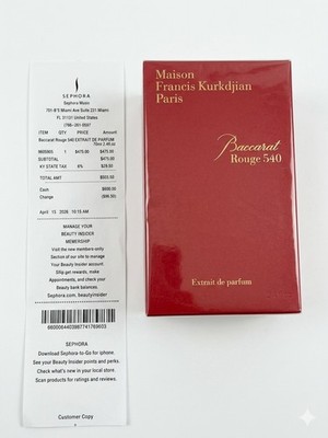 Baccarat Rouge 540 Extrait de Parfum Spray 70ml