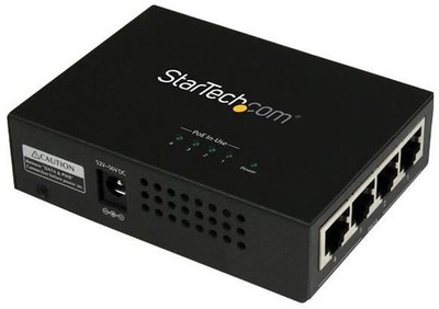 STARTECH - 4 Port Gigabit PoE+ Injector