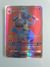Pokemon Holo Card Lucario GX 122/ 131