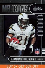 LaDainian Tomlinson #15 2019 Panini Absolute San Diego Chargers Football
