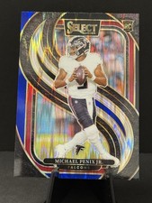2024 Panini Select Michael Penix JR. RC Blue/Black Prizm Shock 🔥💎🔥 Falcons