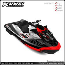 Graphics kit for SEA DOO RXP X 300 325 2021-2026  Decal kit Sticker  W11