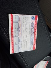 TICKET 1990/91 Rangers v Manchester United Friendly - Red