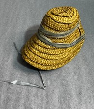 Antique Straw Doll Bonnet Hat 2.5  Wide 4  Circumference Doll Accessory
