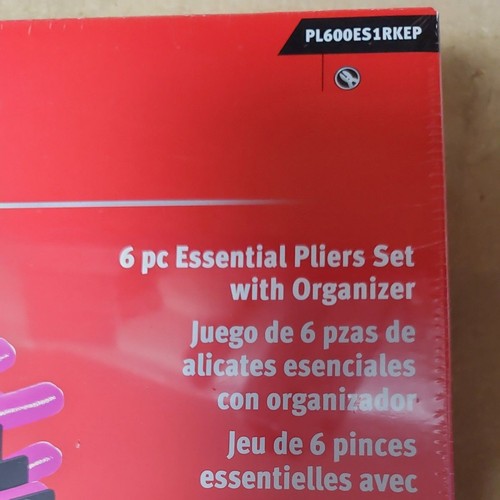 Snap-on PL600ES1RKEP 6 Piece Pink Soft Grip Essentials Plier Set With Tray - Bild 2 von 3