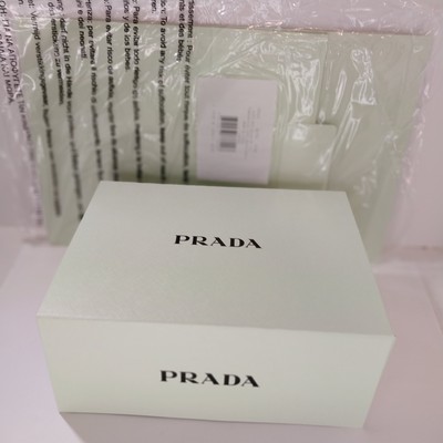 Prada Gift Box Light Green EMPTY 9.5” .25” ” Authentic Designer