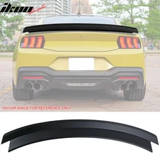 Fits 24-26 Ford Mustang S650 7th Gen R Style Rear Trunk Spoiler Wing Matte Black