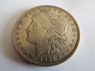 USA 1 DOLLAR 1921 MORGAN TYP SILBER 26 67 GRAMM