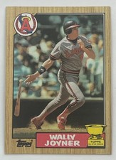 ungraded Wally Joyner #80 1987 Topps baseball card