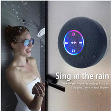 Portable Wireless Bluetooth Speaker LED IPX4 Waterproof Loudspeaker Outdoor