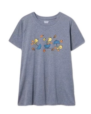 NWOT TORRID LOONEY TUNES Heather Gray Classic Fit Tee Sz 2 2X 18-20 
