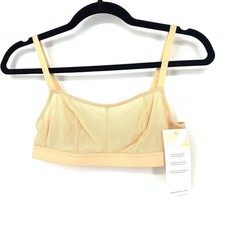 All You Lively Bra Women's Size M Eco Straight Up Bralette Toasted Almond NWT