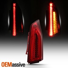 Fits 13-18 Cadillac ATS Passenger Right Side Red Full LED DRL Signal Tail Light