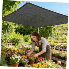 Shade-Cloth 85-90 for Garden Greenhouse Plants Sun-Block Shade 12x14 FT Black