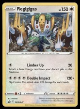 Regigigas (Cosmos Holo) SWSH247 Holo Spada e Scudo Carta Pokemon Promo