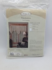 HERITAGE LACE CURTAINS FASCINATION 48" X 84" PANEL Vanilla NEW MADE IN THE USA