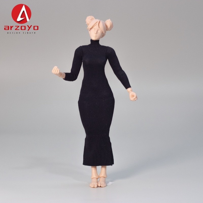Female 1:12 JZ816 Tight Hip Wrapped Fishtail Dress Fit 12'' TBL Romankey Figure