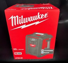 New In Box Milwaukee 2792-20 M18 Bluetooth Jobsite Radio Charger USB 18V AC/DC