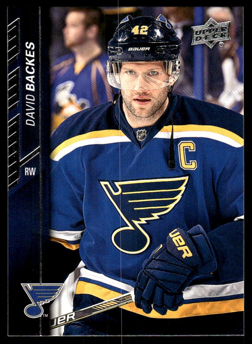 2015-16 Upper Deck #159 David Backes St. Louis Blues Hockey Card