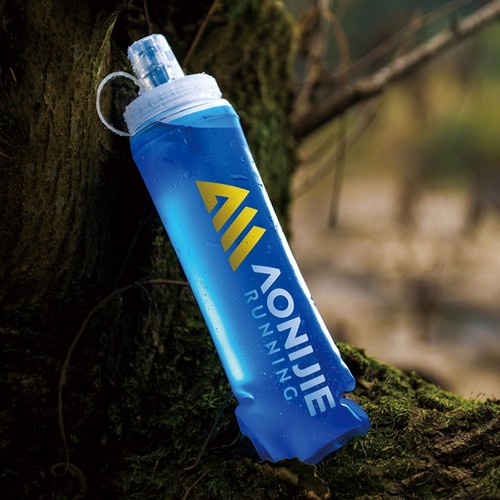 Faltbare Trinkflasche 500ml Soft Flask zum Laufen, Wandern, Radfahren - Bild 6 von 8
