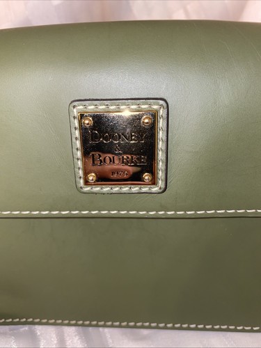 Dooney and Bourke Beacon East-West Flap Crossbody Florentine Italian Green - Picture 3 of 10