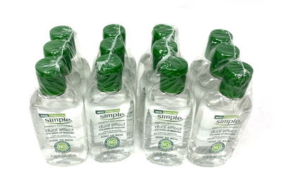 #ad Simple Kind To Skin Dual Effect Eye Make Up Remover 12 Bottles 3.38 Oz Each $29.97