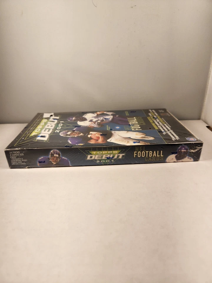 2001 Topps Debut Football Factory Sealed Hobby Box -Drew Brees RC, Autos, Relics - Image 4 of 4