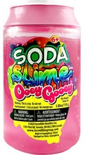 Soda Slime Ooey Gooey Pink 3.88Oz Slime