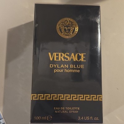 Versace Dylan Blue Pour Homme Eau de Toilette Spray, Regular Size 3.4 fl oz