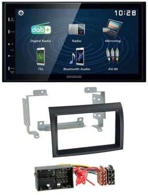 Kenwood 2DIN Bluetooth MP3 USB DAB Autoradio für Citroen Jumper Fiat Ducato Peug - Bild 1 von 4