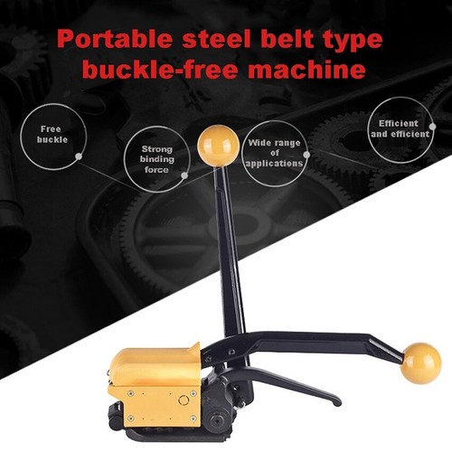 A333 Manual Steel Strap Bundler MH35 Steel Band Strapping Machine - Picture 3 of 14