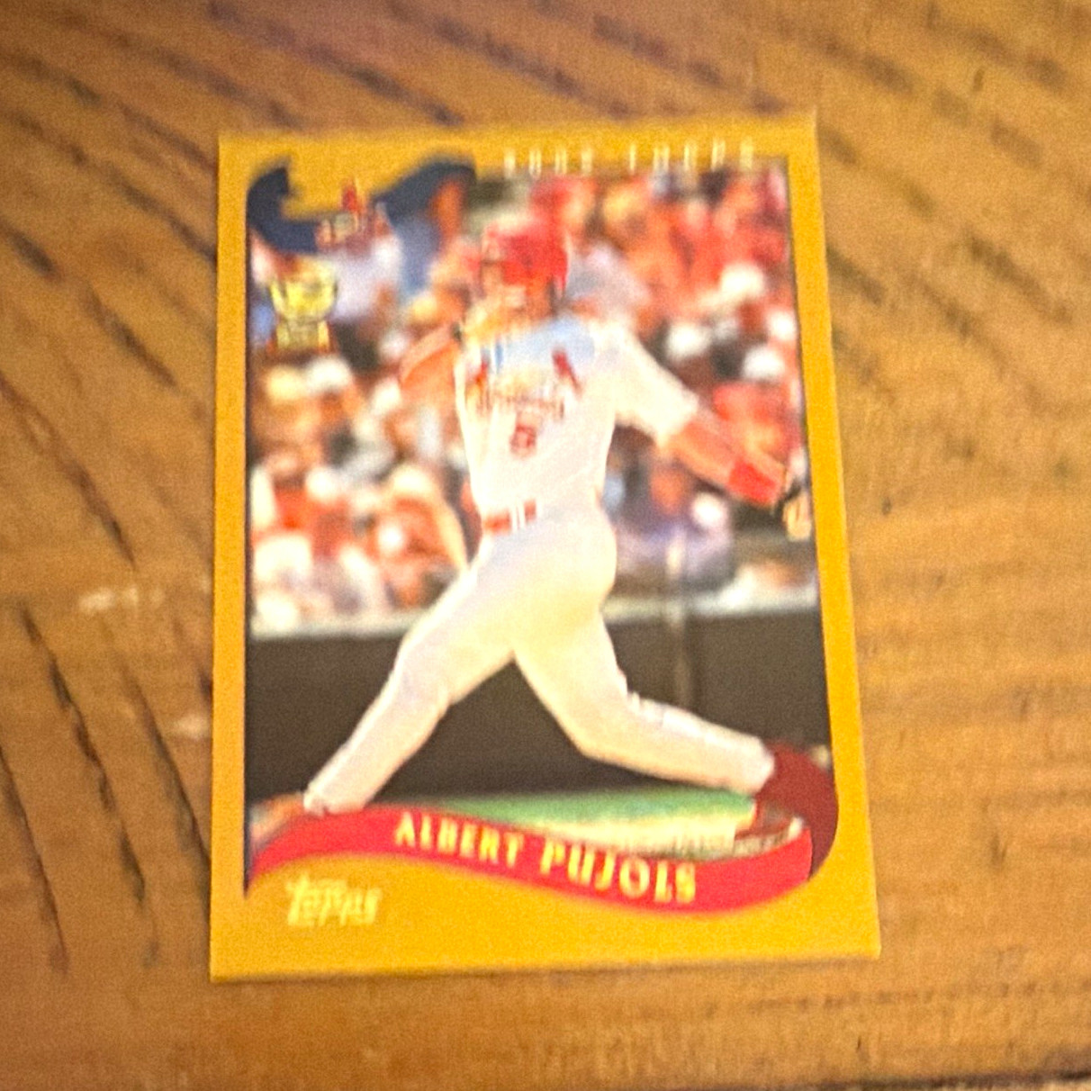 Topps 2002 Albert Pujols St. Louis Cardinals Base Set #160 MLB NM