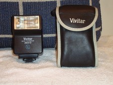 Vintage Vivitar Auto Thyristor Flash 2600-D TESTED WORKING 