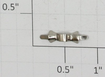 Lionel 380-7 Nickel Prewar O & Standard Gauge Handrail Stanchion (2)